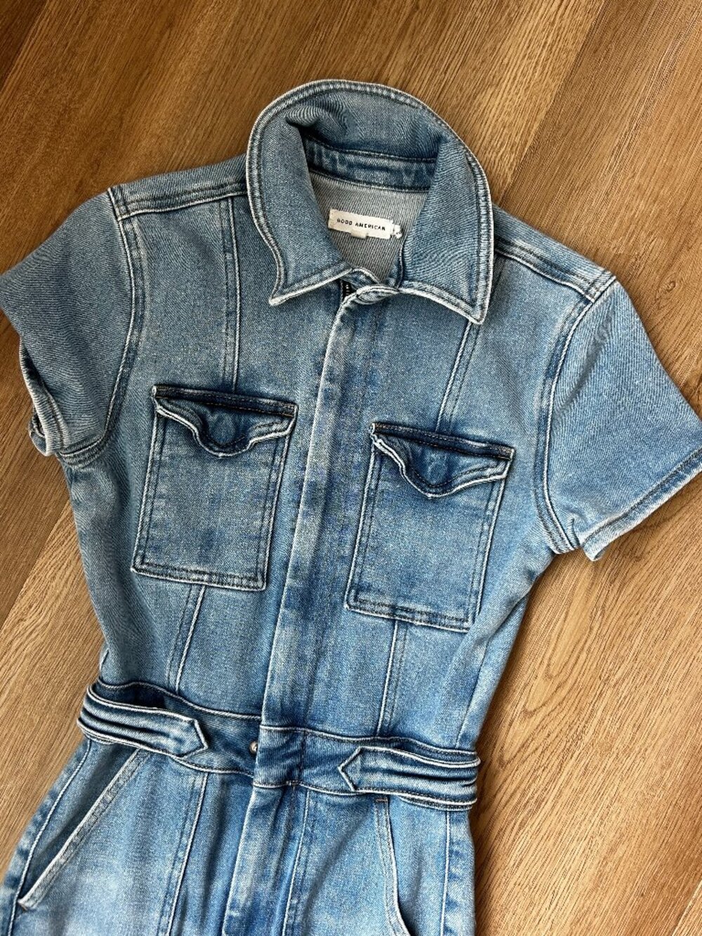 Good American Denim Jumpsuit